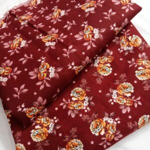 2 Pcs Women's Unstitched Diamond Dress