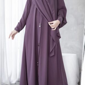 Mirha Abaya With Stoller – A Blend of Elegance and Comfort