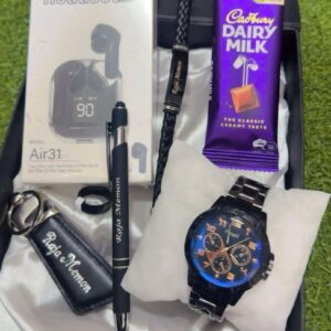 Customized Men’s 8-in-1 Luxury Gift Bundle – The Ultimate Personalized Gentleman’s Box