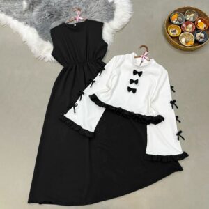 Premium Short Jacket & Long Maxi 2-Piece Suit – Imported Georgette Collection