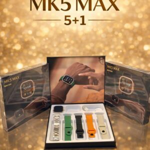 MK-2 MAX 5-in-1 Premium Smart Watch – Ultra Dial Stainless Steel Full Display with BT Calling