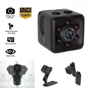 SQ6 Mini Spy Camera - HD Portable Security Camera With Night Vision & Two Stand Holders | Achievers Eshop