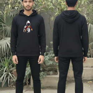 Men's Trendy Printed Tracksuit - Black Casual Sportswear Sweat Suit & Comfortable Fit | Achievers Eshop