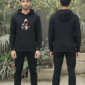 Men's Trendy Printed Tracksuit - Black Casual Sportswear Sweat Suit & Comfortable Fit | Achievers Eshop