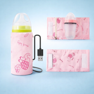 USB Portable Travel Milk Warmer Bag - Smart Constant Temperature Bottle Heating Cover For Babies | Achievers Eshop
