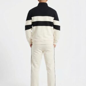Premium Panel Tracksuit For Men - Stylish Athletic Wear Set With Zip-Up Jacket And Trouser | Achievers Eshop